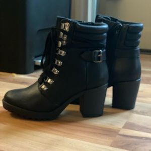 Black Combat Boots